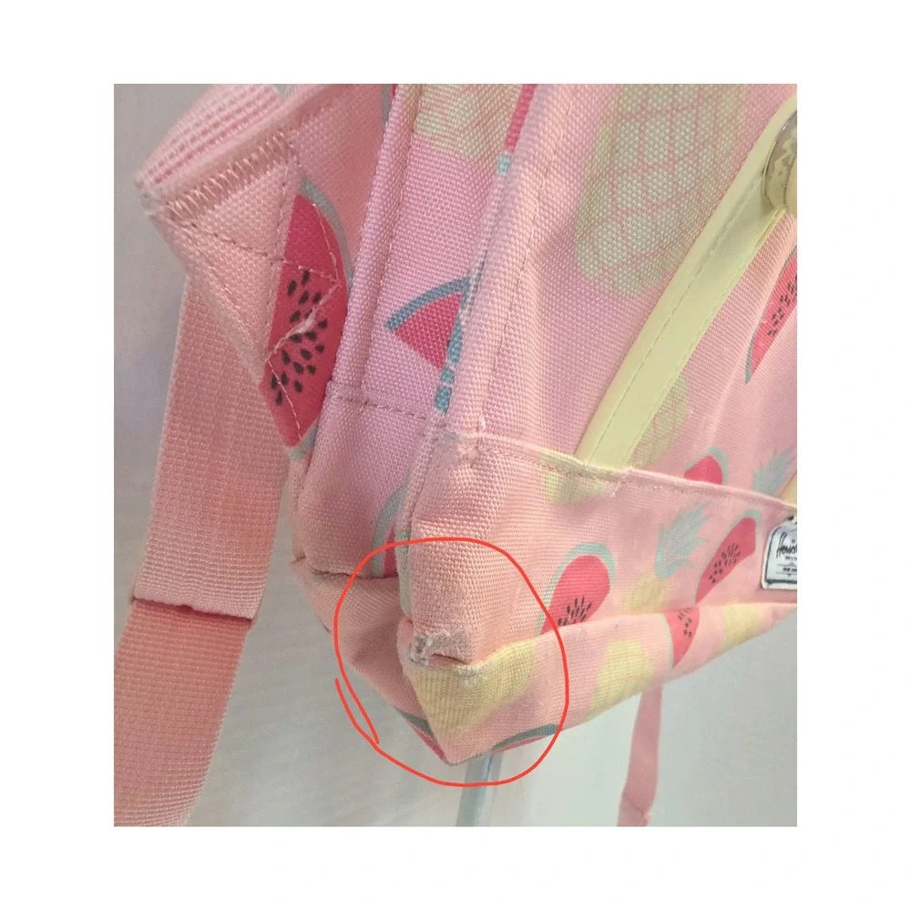 Herschel‎ Supply Co Survey Kids Backpack Pink Watermelon Pineapple Fruit Print